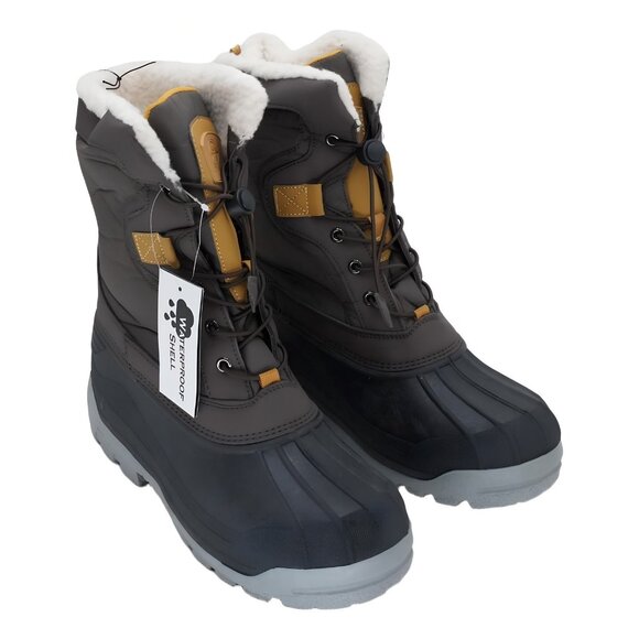 Polar Range Men\'s Cold Weather Winter Boots Brown Size 10 main image 5
